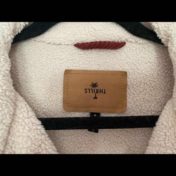 Thrills Bianca cord jacket in dark red - Picture 2 of 8